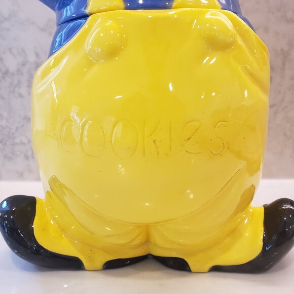 1978 Handmade Ceramic Clown Cookie Jar - Picture 2 of 16